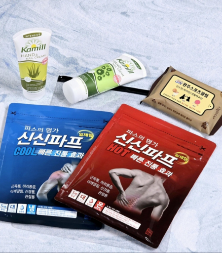 신신파스 5매입 1팩 핫파스 쿨파프(신신파프 5매 1팩+독일 카밀 핸드크림 로션 100ml 1개+생분해 물티슈10매) #4