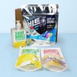 비트 캡슐세제 28입+슈가버블 주방세제 470ml 펌프형+주방세제 리필 280ml+섬유유연제 리필 300ml