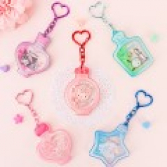 산리오 글리터 키링