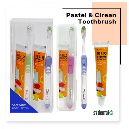 대박 리필 파스텔클린미세모 페리오 칫솔치약세트 #3