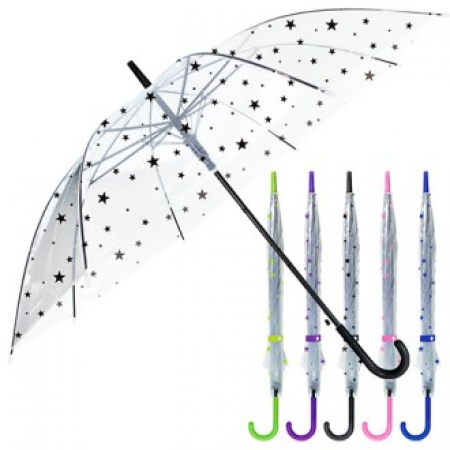 별무늬 투명자동비닐우산 투명비닐우산 투명자동우산 / 인쇄제작가능 #2