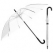 53-8K 투명자동비닐우산(블랙) 투명비닐우산 투명자동우산 / 인쇄제작가능