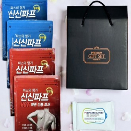 신신파스 5매입 1팩 핫파스 쿨파프(신신파프5매 4팩+New생분해물티슈 10매+자외선차단 쿨토시) #2