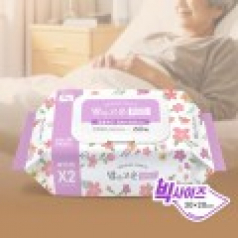 맘이고운 와이드 요양 물티슈 60매 빅사이즈 대형