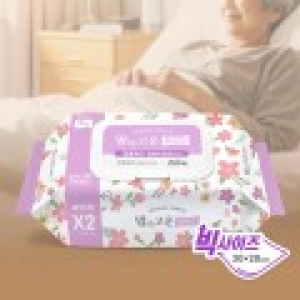 맘이고운 와이드 요양 물티슈 60매 빅사이즈 대형