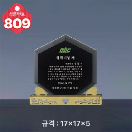 크리스탈 상패 809 #2