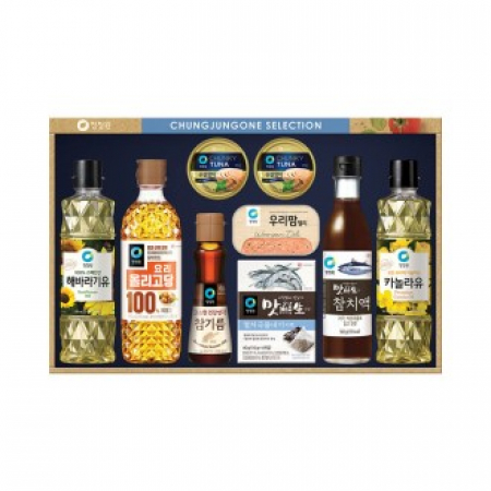 명절 선물세트 청정원 정성 3호, 우리팜, 해바라기유, 카놀라유, 순살참치 외, 쇼핑백 동봉 #2