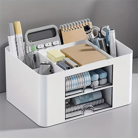 TH216 다기능 2칸 서랍 정리 수납 상자 #3