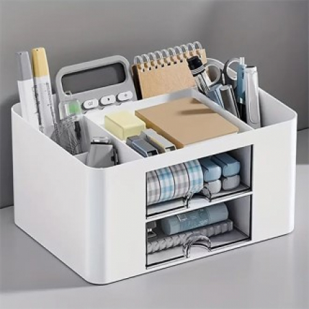 TH216 다기능 2칸 서랍 정리 수납 상자 #2