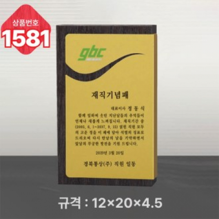 일반 상패 1581 #2