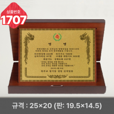 일반 상패 1707
