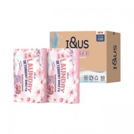 아이앤어스 세탁시트세제 체리블라섬 25매*2 (50매) #2