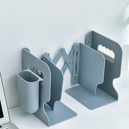 길이조절 플라스틱 자바라 책꽂이 #4