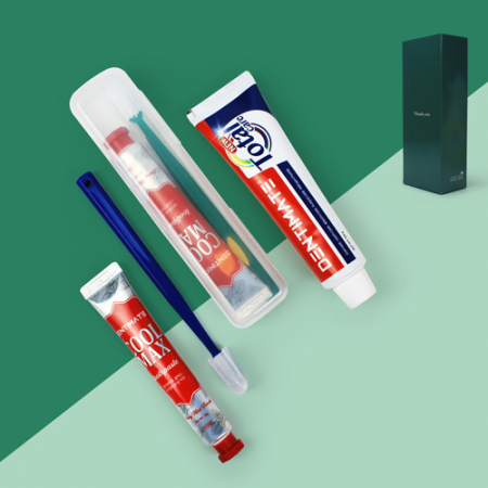 크리오 덴티메이트 치약 150g + 쿨맥스 민트 치약 + 미세모칫솔 + 휴대용케이스 + 종이케이스 #3