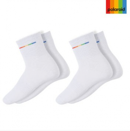 폴라로이드 남성 중목 양말 2p #5