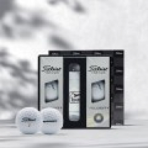 타이틀리스트 벨로시티  6구 PGA  골프공 양피 장갑 선물세트