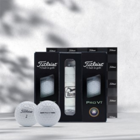 타이틀리스트 pro v1/v1x 6구 PGA  골프공 양피 장갑 선물세트 #2
