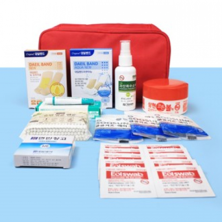 대일밴드 프리미엄세트 + 과산화수소수 + 알콜솜 + 닥터스킨연고 + 멸균거즈 + 멸균면봉 + 면반창고 + 알콜스왑 #2