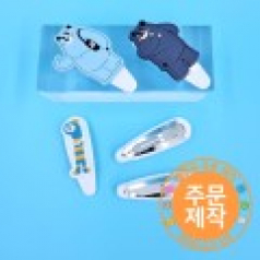 pvc캐릭터 똑딱이 머리핀 // 주문제작