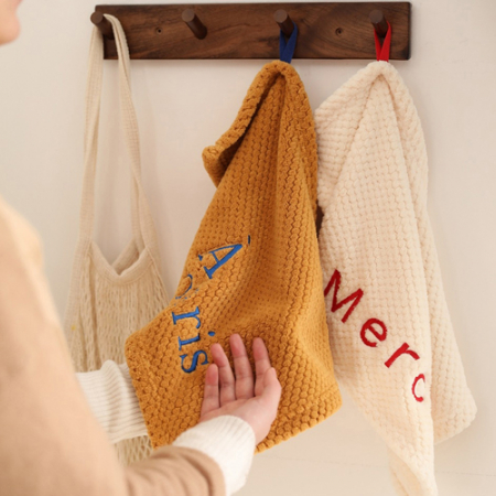 걸이형 메르시 극세사 핸드타월 주방 수건 #3