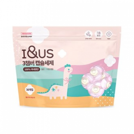 아이앤어스 올인원 3챔버 올인원 캡슐 세제 30개입 플로럴향 #2