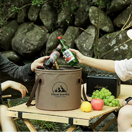 461 휴대용 접이식 캠핑 버킷 20L #3