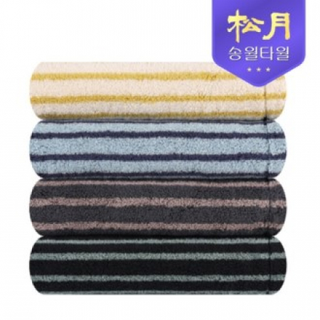 송월 호텔컬렉션 스트라이프 솔리드68 바스타올 540g #2