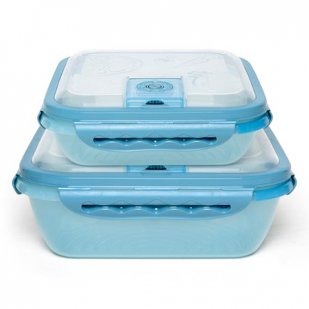 [쿠비녹스]프리백 진공 밀폐용기 정사각 2종 2호 #3