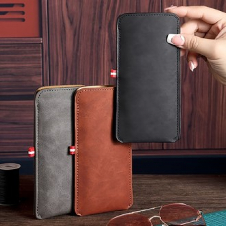 429 소프트 심플 가죽 안경 케이스 #2