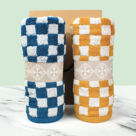 기라로쉬 체스 뱀부 타올 180g 2개 + 끈케이스 #3