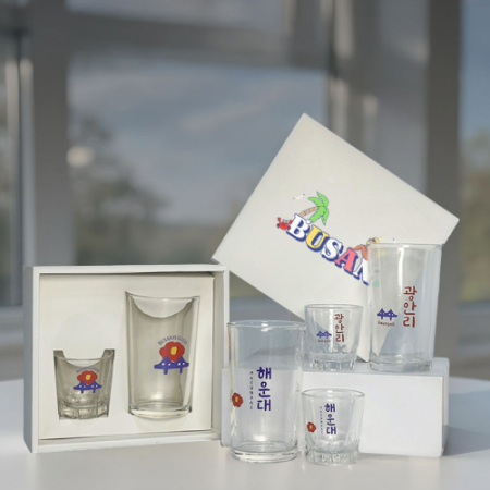 시그니처 소주잔+맥주잔 소맥세트 굿즈패키지 #3