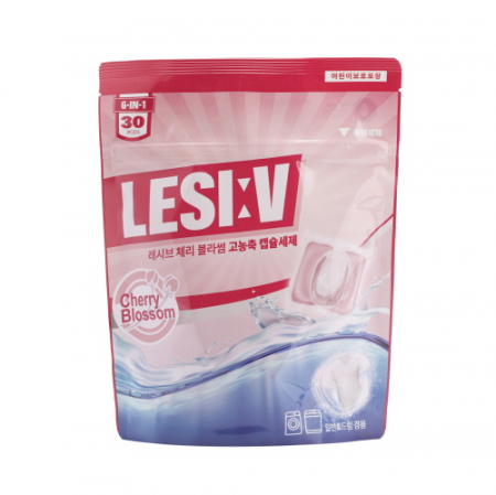 레시브 고농축 캡슐세제 3구 30개입(3개월 사용분) 칼라박스 손잡이 #3