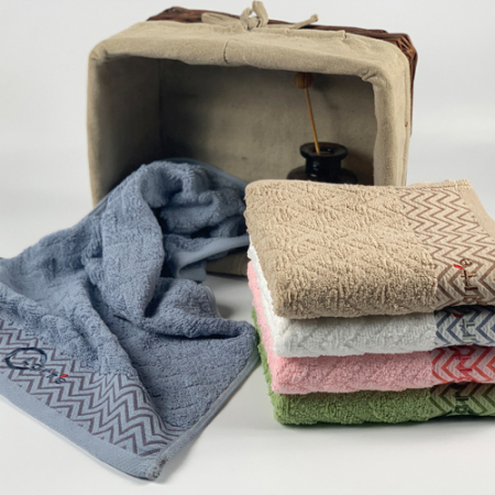 체크 세면타올 고급형 박스패키지 #5