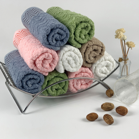 체크 세면타올 고급형 박스패키지 #6