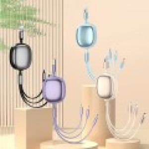 295 리트랙터블 USB 충전 케이블 3in1