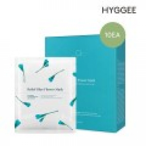 휘게 릴리프 블루 플라워 마스크팩 10개입