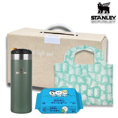 스탠리 에어로라이트473ml+대형장바구니+에코그린물티슈 #4