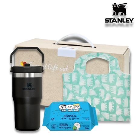 스탠리 플립텀블러591ml+대형장바구니+에코그린물티슈 #3
