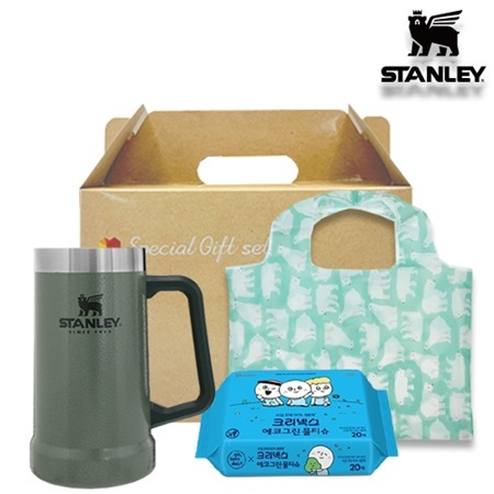 스탠리 빅그립 머그709ml+대형장바구니+에코그린물티슈 #3