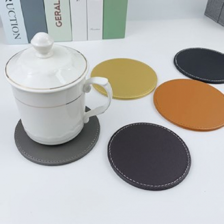 로페리아 가죽 라운드 코스터(0215571) #2