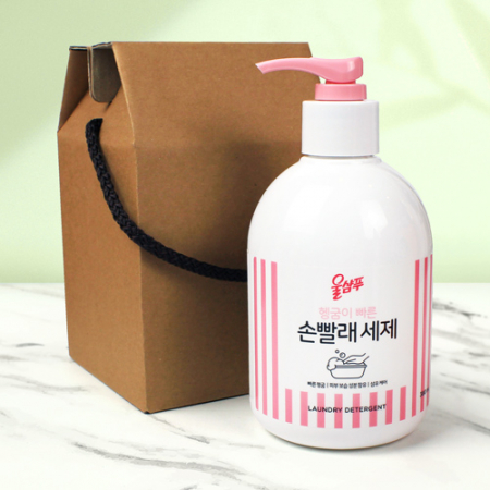 애경 울샴푸 손빨래 세제 380ml + 크라프트 끈케이스 #3