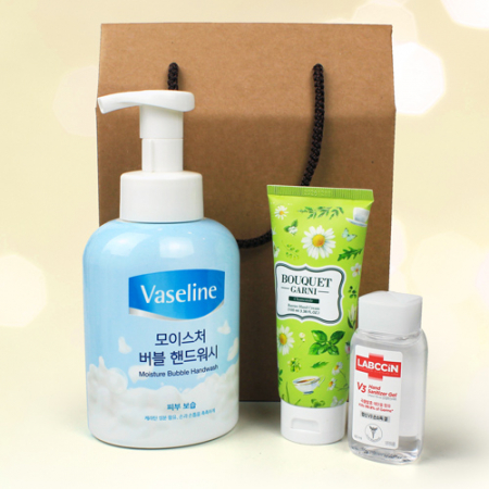 바세린 핸드워시 + 부케가르니 핸드크림 + 랩신 손소독제겔 + 끈케이스 #3