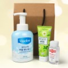 바세린 핸드워시 + 부케가르니 핸드크림 + 랩신 손소독제겔 + 끈케이스