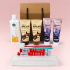과일나라 아르간 샴푸+컨디셔너 + 샤워메이트 바디워시 + 2080 핑크솔트 치약 2개 + 크리오 쿨맥스 치약 2개 + 크리오 미세모칫솔 2개 + 휴대용케이스