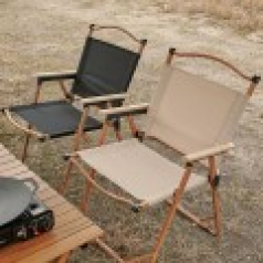 M160 네추럴 폴딩 캠핑의자 접이식 감성 경량체어 인쇄 답례품 주문제작