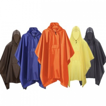 210T 3in 1 캠핑용 휴대용 포켓 판초우의(0215527) #2