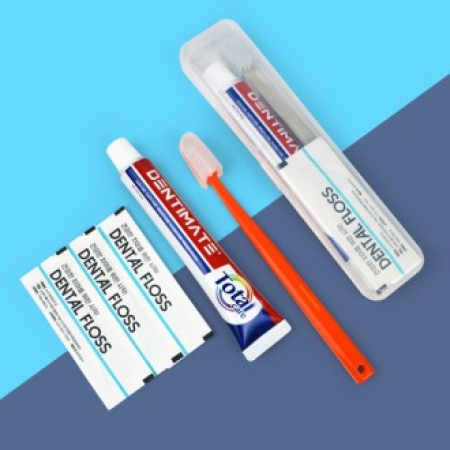 크리오 덴티메이트 치약 + 크리오 퍼펙션 칫솔 + 밀리 일회용치실 3개 + 휴대용 투명케이스 #2