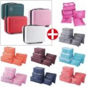 레디백 캐리어 가방+ 여행용6종 파우치 여행용가방