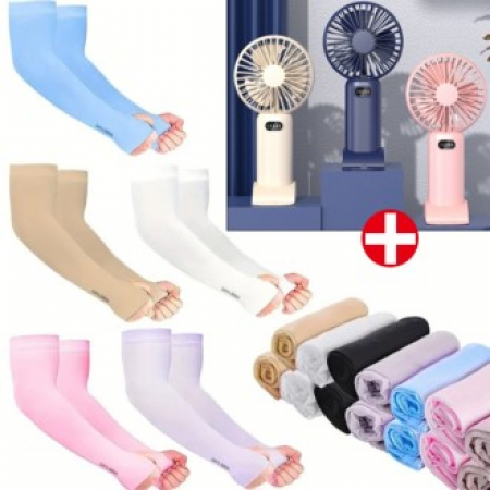 냉각 선풍기+냉감 쿨토시  아이스 #2