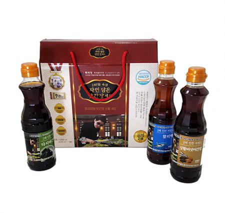 특허받은 저염 240일 숙성 자연 담은 맛간장 3P 세트 #4